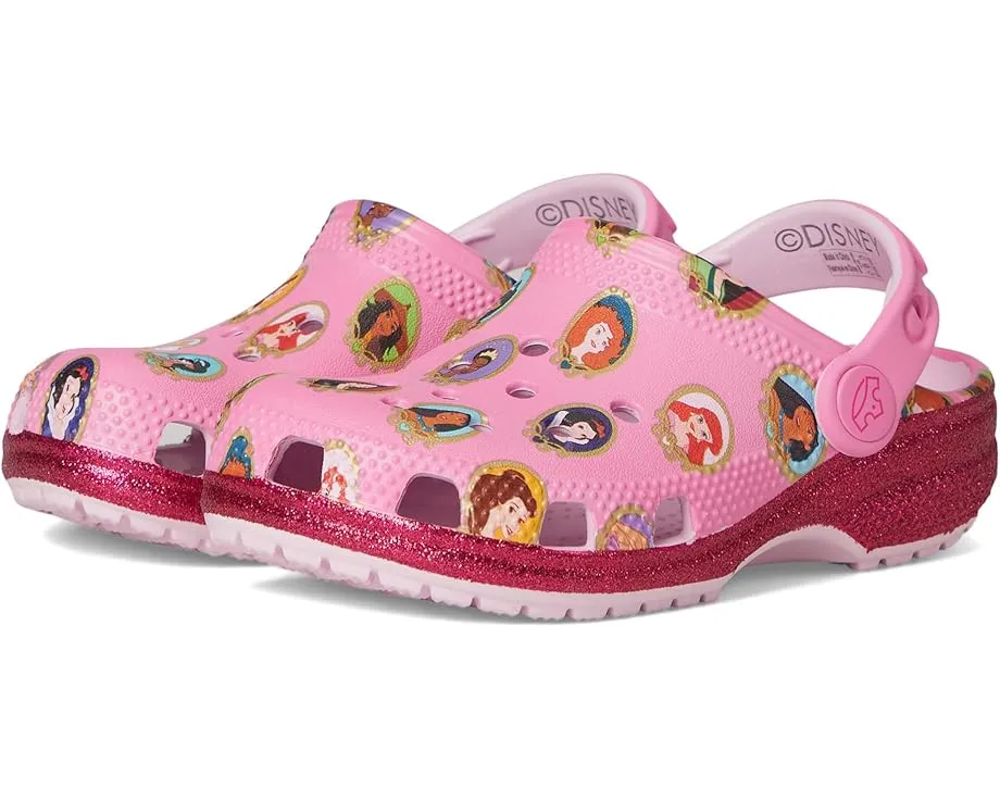 Детские сабо Crocs Disney Princess с ремешком на пятке