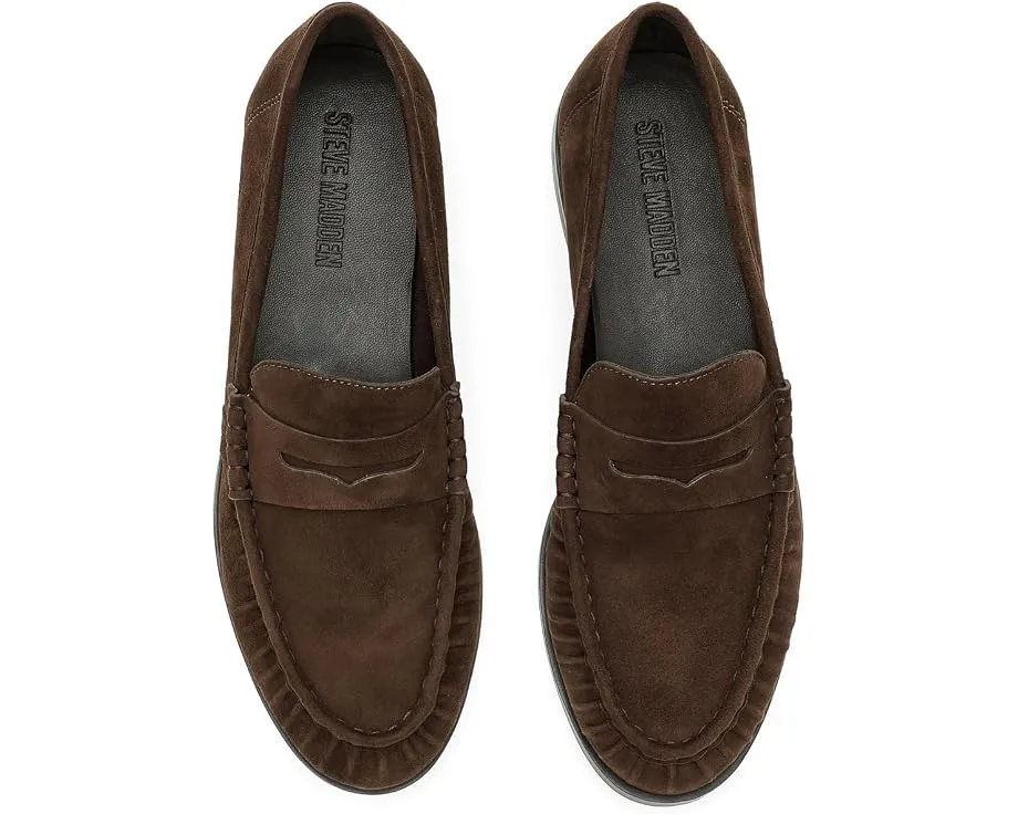 Кроссовки-лолферы Steve Madden Hartly замшевые черные