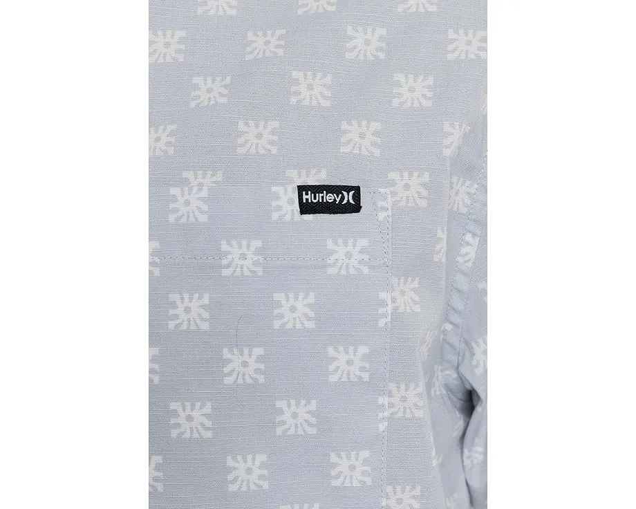 Hurley Lido Stretch Рубашка с коротким рукавом и карманом для очков