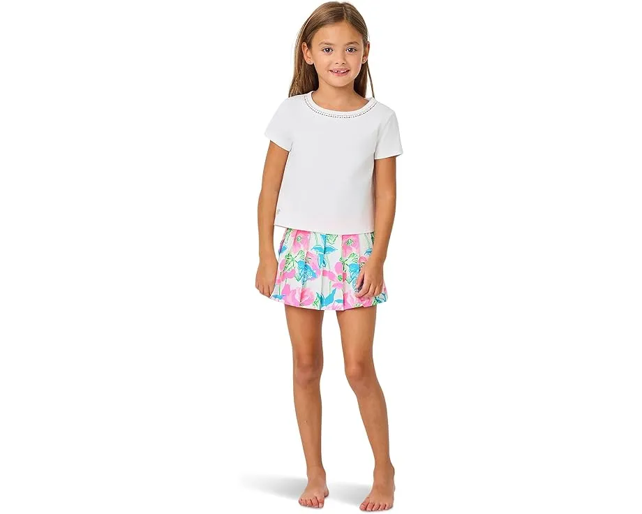 Детский топ Mini Clairmont от Lilly Pulitzer с круглым вырезом