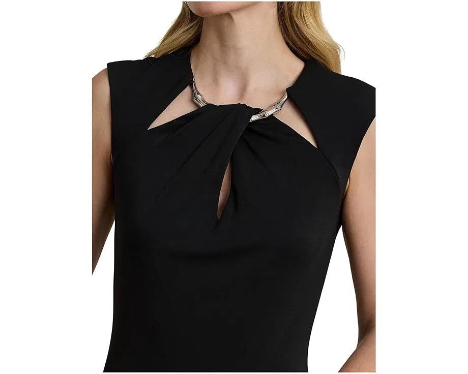 Коктейльное платье Lauren Ralph Lauren из джерси с вырезами