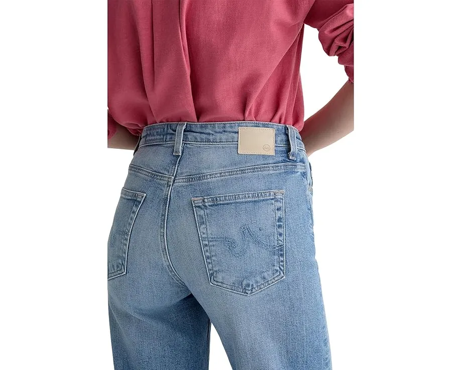 Джинсы AG Jeans Saige с завышенной талией и широкими штанинами в цвете Helios