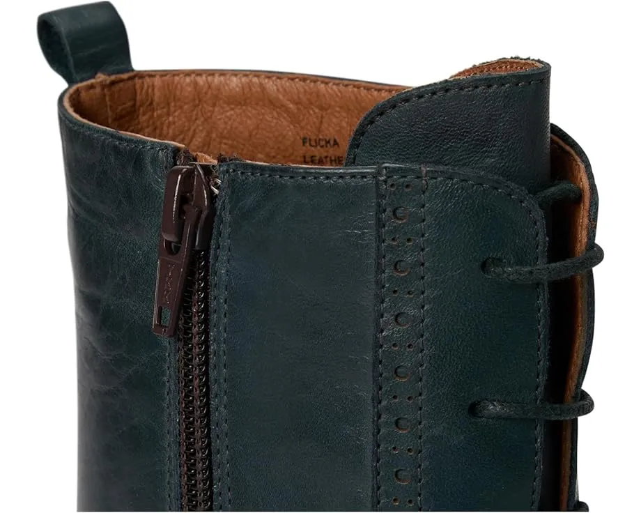 Ботильоны на каблуке Miz Mooz Flicka с круглым носком и шнуровкой