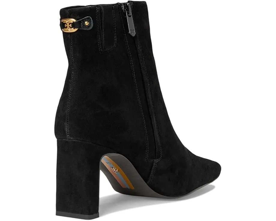 Ботильоны Saige Sam Edelman с архитектурным каблуком и застежкой-молнией