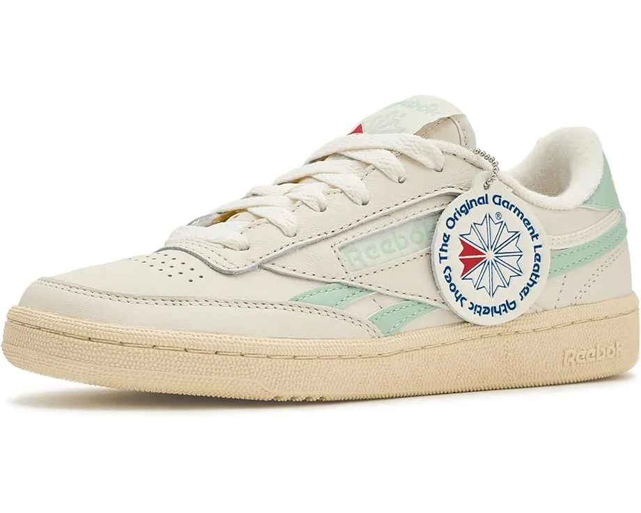 Кроссовки Reebok Club C Revenge Vintage из кожи с логотипом бренда