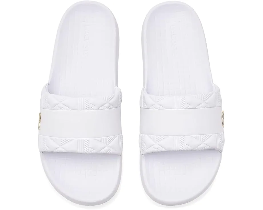 Вьетнамки Lacoste Hybrid Serve Slides с монограммой