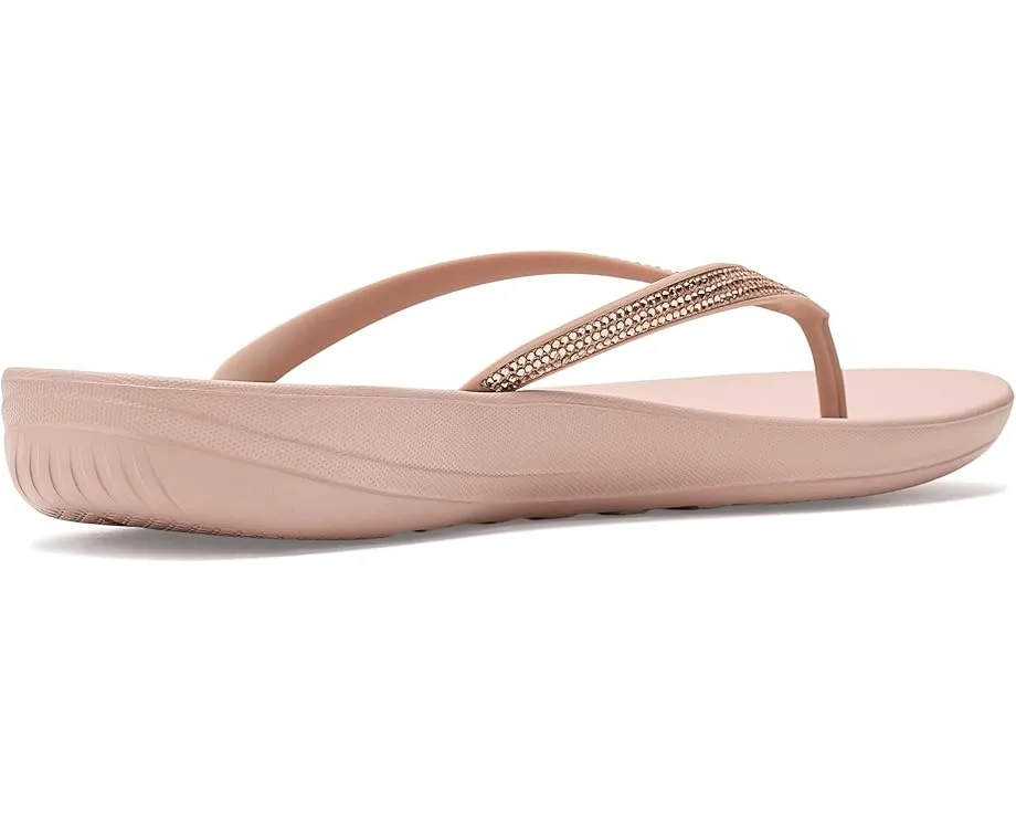 FitFlop шлепанцы Iqushion Sparkle с кристаллами и технологией амортизации