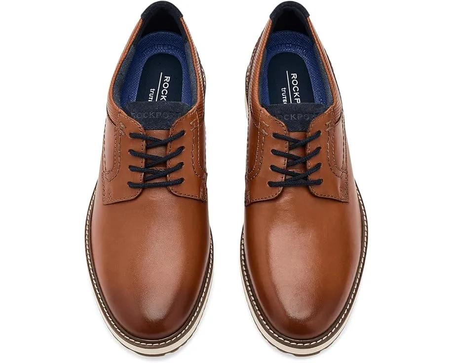 Кеды Rockport Criss из черной кожи с перфорацией