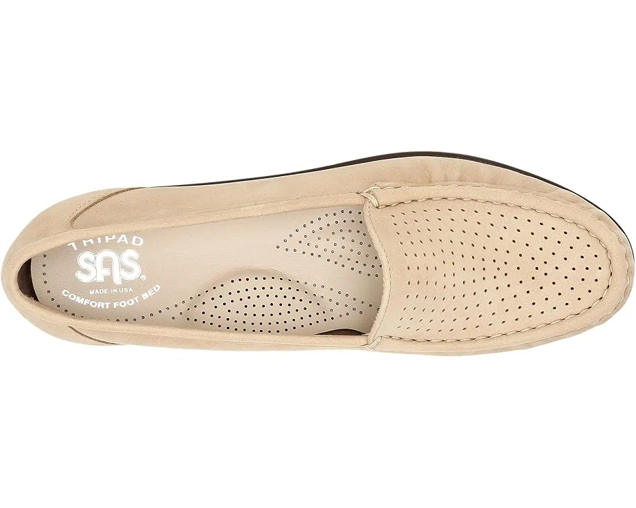 Мокасины SAS Savvy с широким мыском и съемной стелькой для комфорта