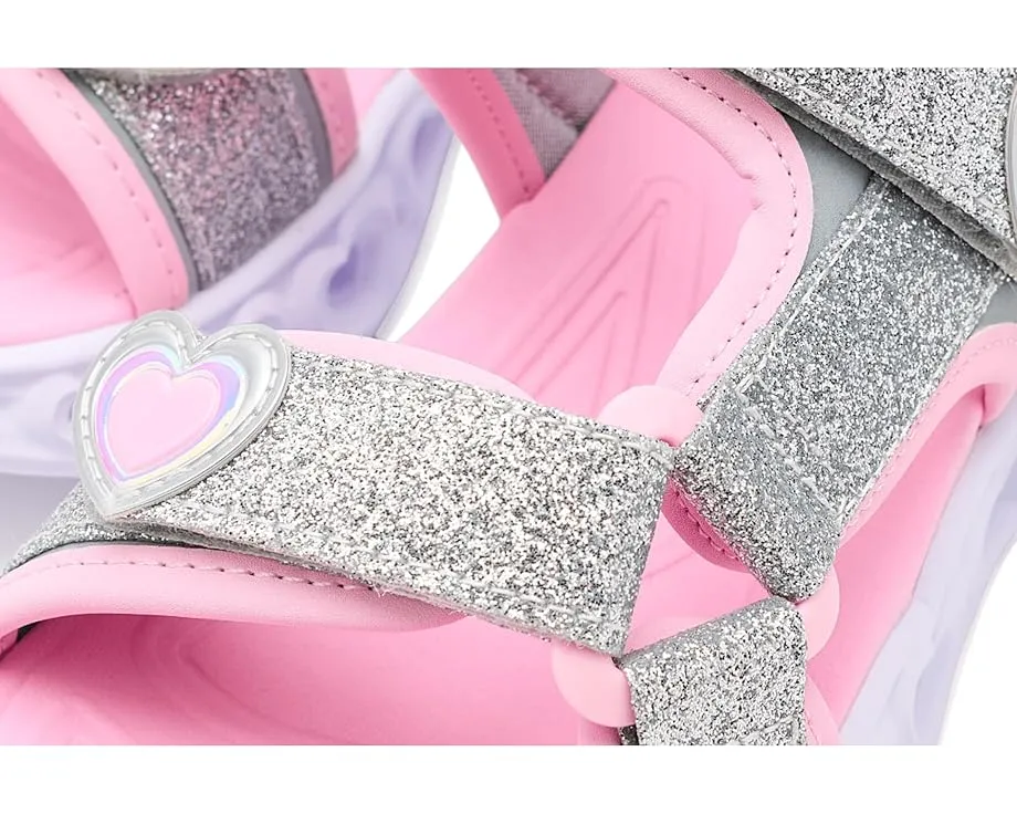 Детские сандалии SKECHERS KIDS S Lights с подсветкой в виде сердечек