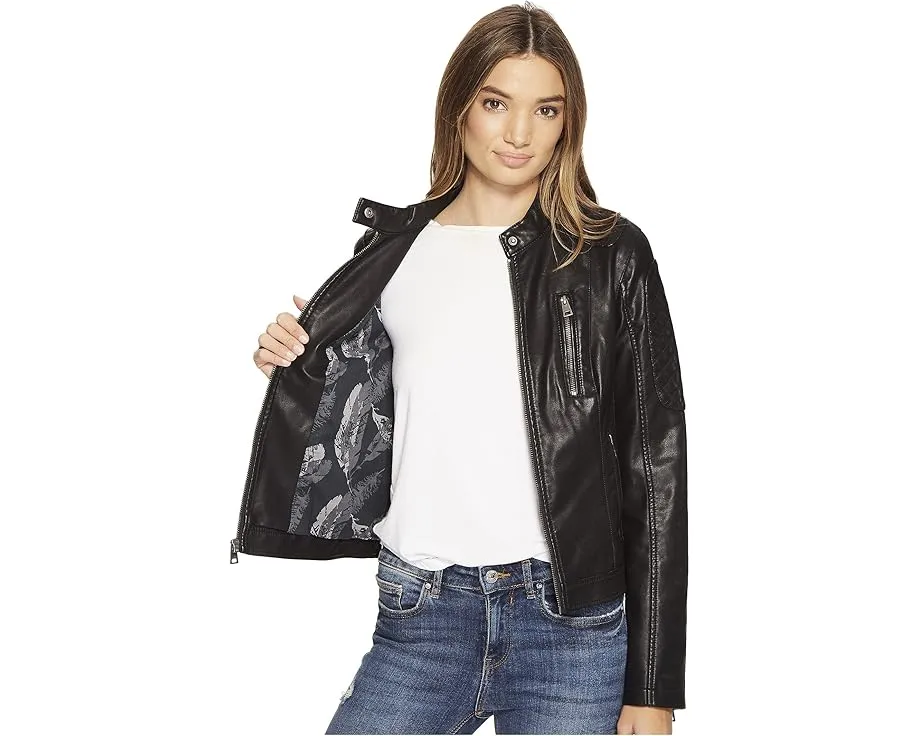 Косуха Levi's Motorcross Racer из искусственной кожи с стегаными рукавами