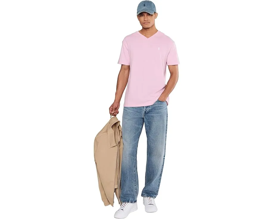 Футболка Polo Ralph Lauren Classic Fit Jersey V-Neck с вышитым пони