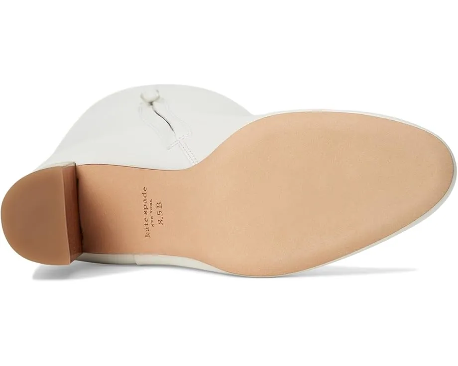 Ботинки Kate Spade New York Colby на высоком каблуке из кожи с круглым носком