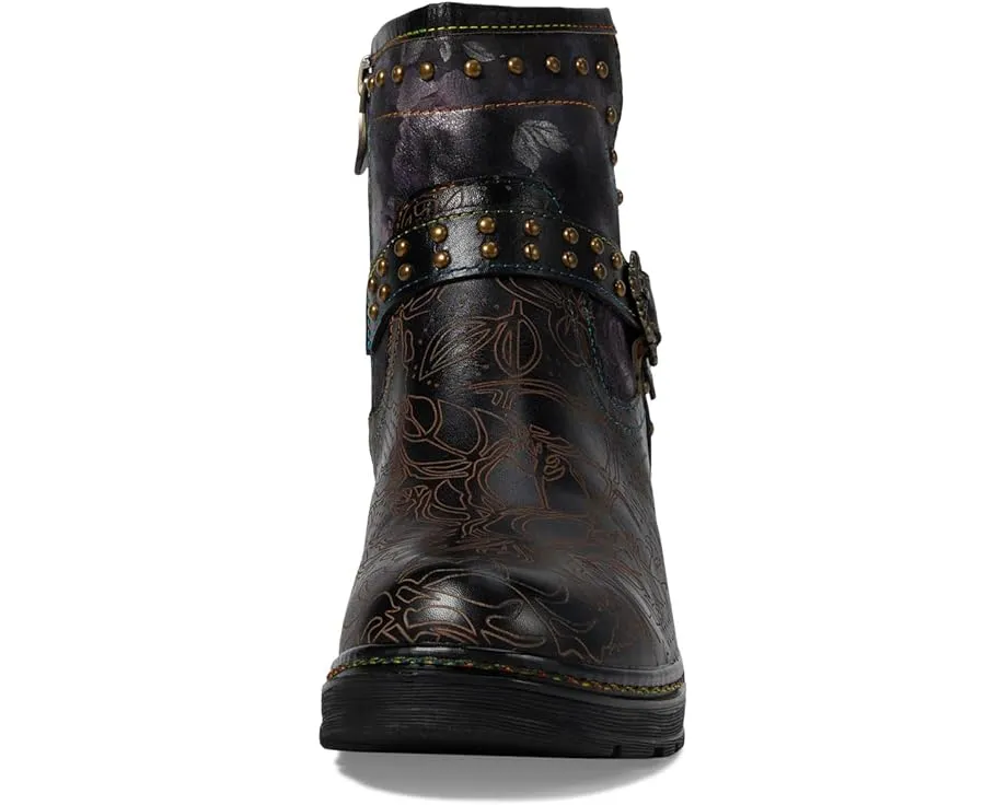 L'Artiste by Spring Step Ботинки Branchout с цветочным принтом и квадратным каблуком