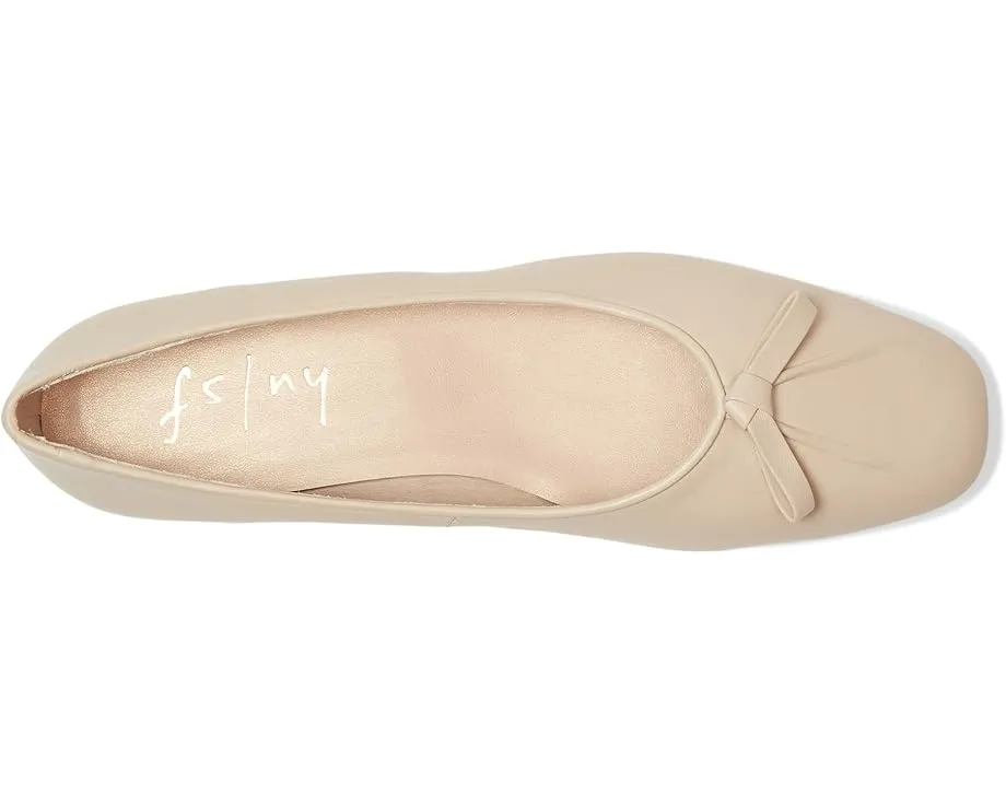 Балетки Poppie с бантом из натуральной кожи от French Sole
