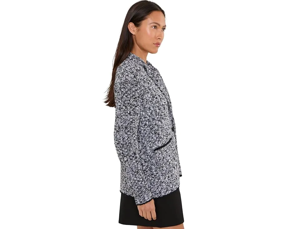 Жакет Petite Eileen Fisher из перуанского хлопка с воротником с вырезом