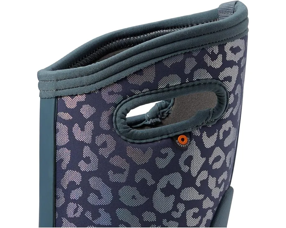 Детские сапоги Bogs Neo Classic с принтом леопарда и утеплением Neo Tech