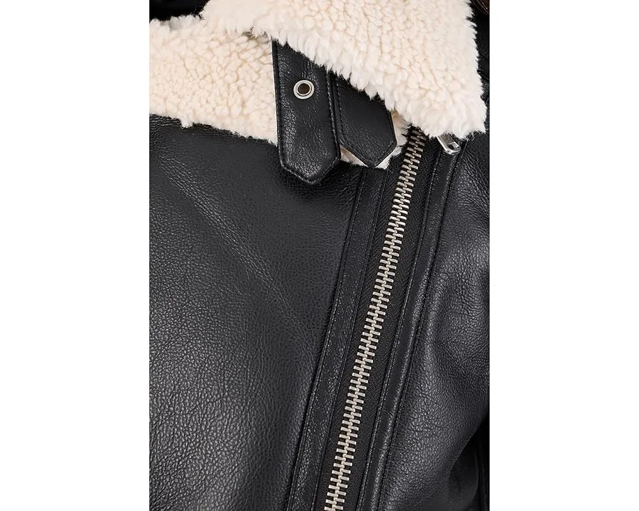 Куртка Vince Camuto с воротником и застежкой-молнией спереди