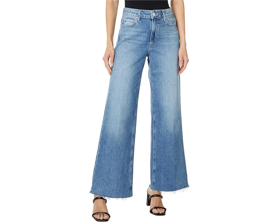 Джинсы Paige Anessa 31 дюйм с высокой талией и необработанным краем