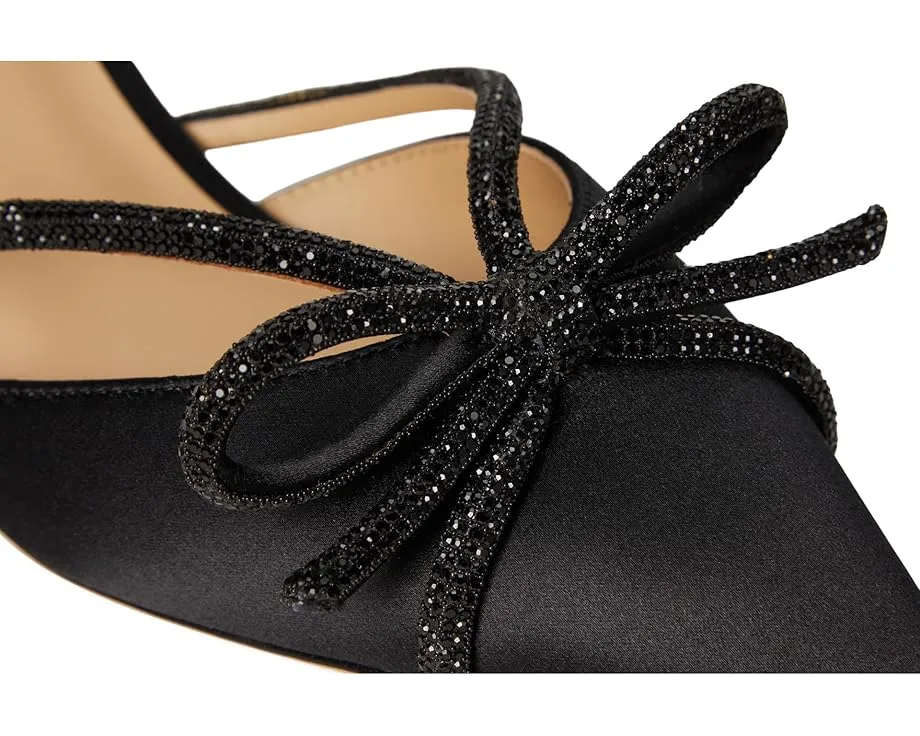 Туфли Badgley Mischka Angelina на каблуке kitten heel с отделкой стразами