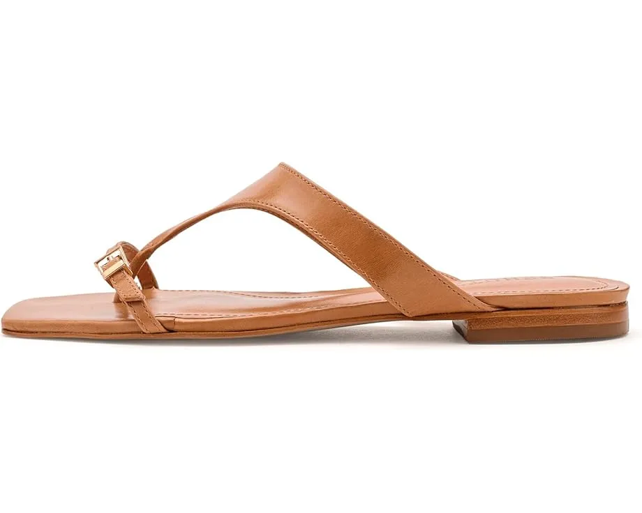 Schutz Плоские сандалии Tana Flat с квадратным носком и кожаной подкладкой