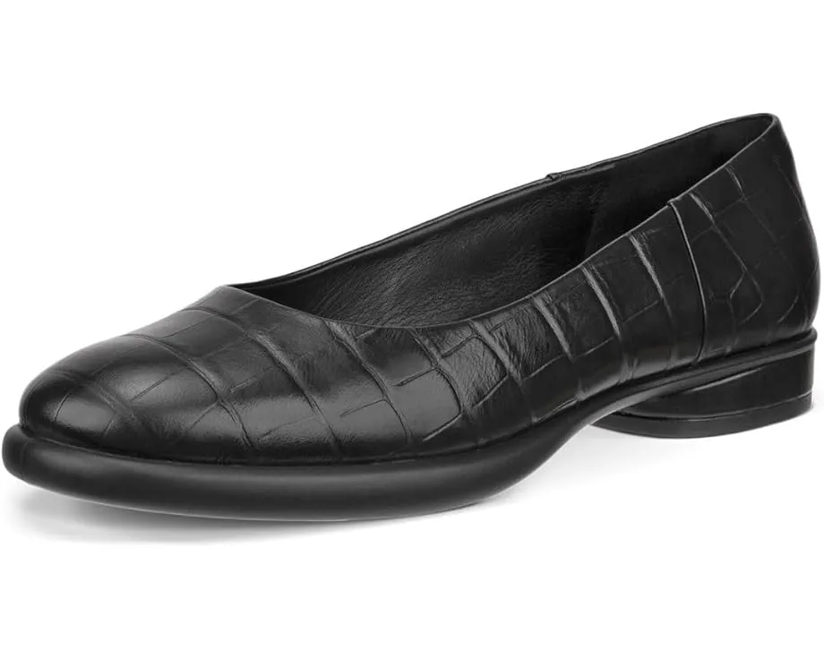 Балетки ECCO Sculpted Luxe Ballerina из кожи с технологией FLUIDFORM и съемной стелькой
