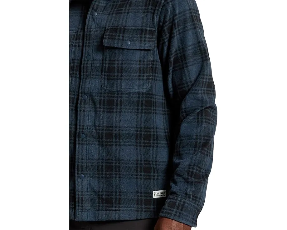 Флисовая рубашка Marmot Felton с длинным рукавом и клетчатым принтом