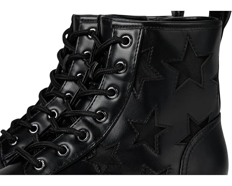 Ботинки Steve Madden Kids ICONIC до икры с круглым носком и шнуровкой