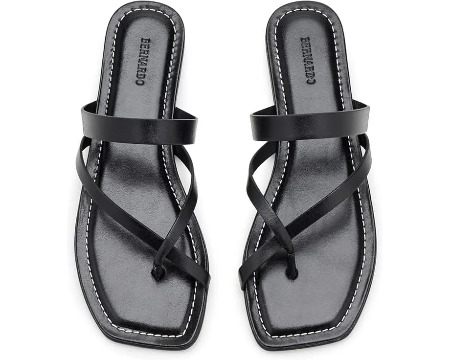 Сандалии Bernardo Ocana с переплетёнными ремешками и квадратным носком