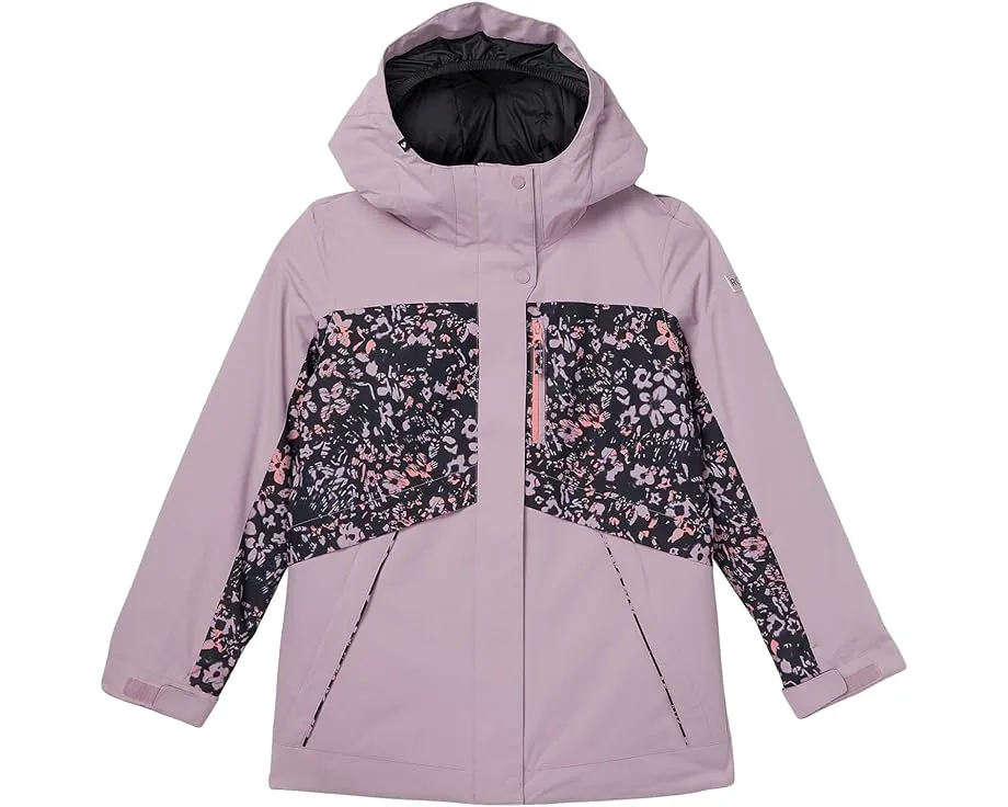 Детская парка Roxy Floral Block с капюшоном и карманами