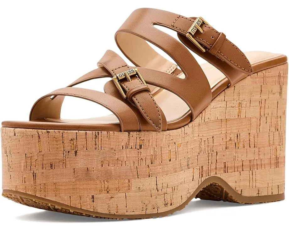 Сандалии на платформе GUESS Nailah с массивным каблуком и регулируемыми ремешками