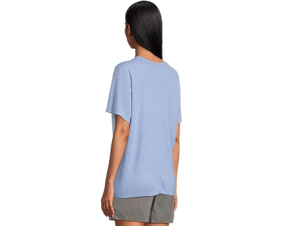 Короткий свитшот Prana Cozy Up SS Crew из конопли с защитой от запаха