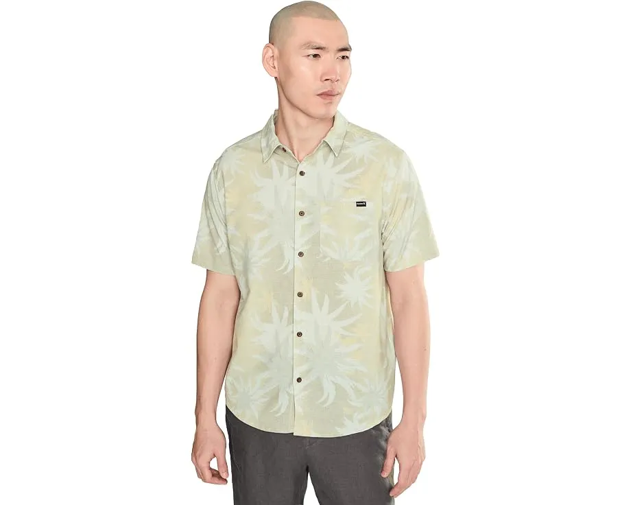 Hurley Newport Stretch Рубашка с коротким рукавом и эластичной тканью