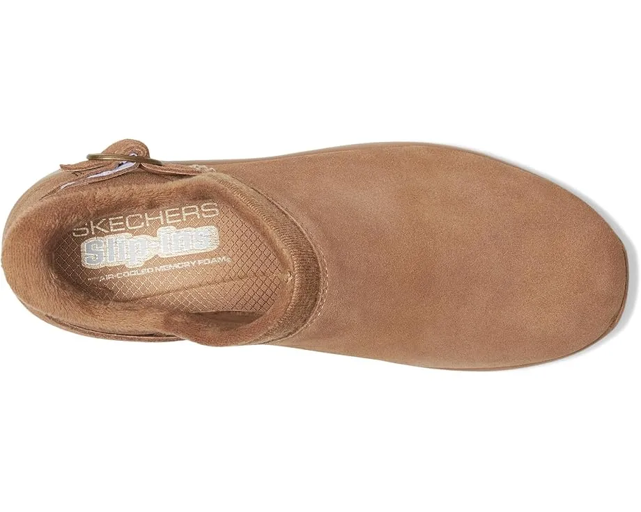 SKECHERS Modern ботинки без шнуровки Relaxed Fit с искусственным мехом и стелькой Air-cooled Memory Foam