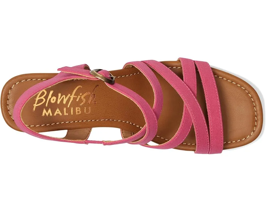 Босоножки Blowfish Malibu Aurora на платформе с ремешками и пробковым клином