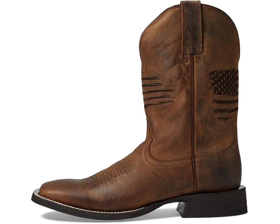 Ковбойские сапоги Ariat Circuit Patriot с дизайном флага и технологией 4LR