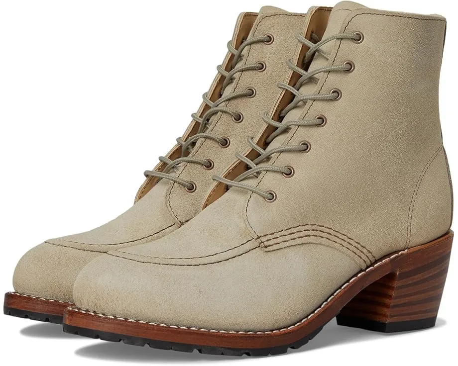 Ботинки Clara от Red Wing Heritage из замши Roughout с мокасиновым носком и подошвой Vibram