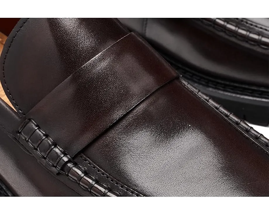 Лоферы Steve Madden Bradner из гладкой кожи на массивной подошве