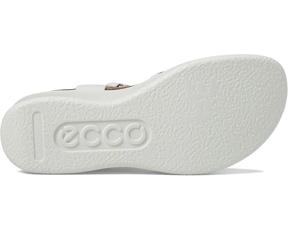 Босоножки ECCO Flowt Wedge Cork на пробковом каблуке с регулируемой лямкой