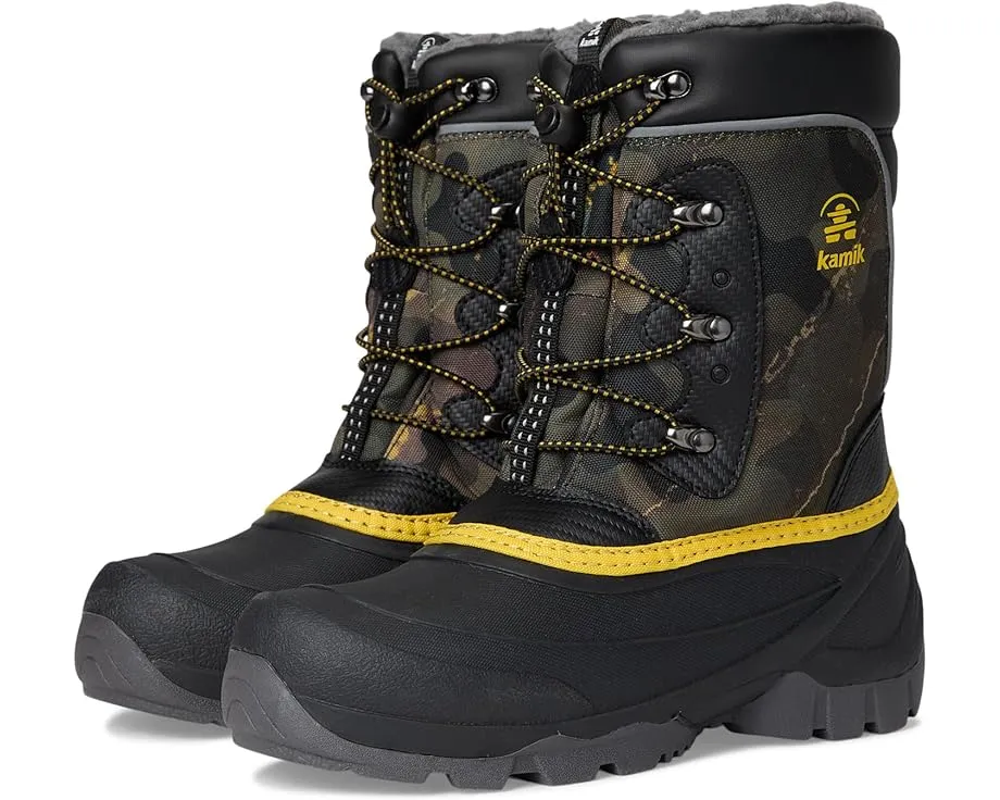 Утепленные сапоги Kamik Luke 3 для детей с водонепроницаемым верхом и флисовой подкладкой
