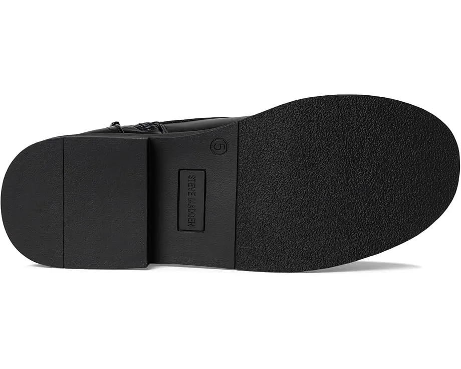 Ботинки Steve Madden Kids ICONIC до икры с круглым носком и шнуровкой