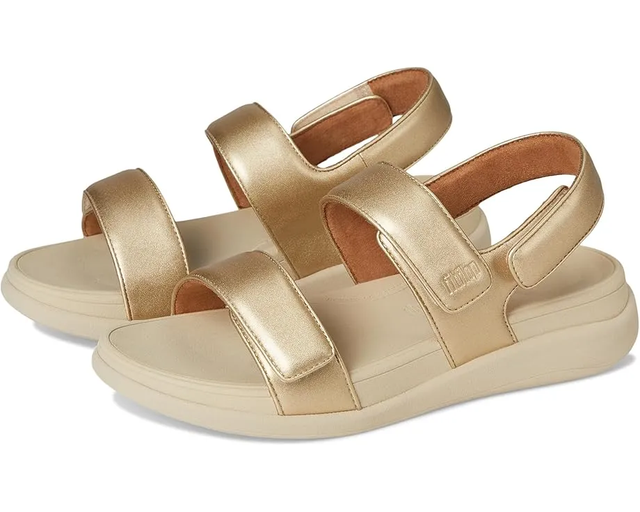 Сандалии FitFlop F-Mode Go Adjustable Flatform с регулируемыми ремешками и технологией Microwobbleboard