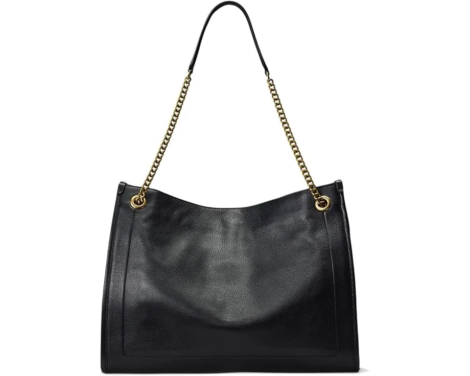 Большая сумка-тоут Lauren Ralph Lauren Pebbled Leather Large Bradley