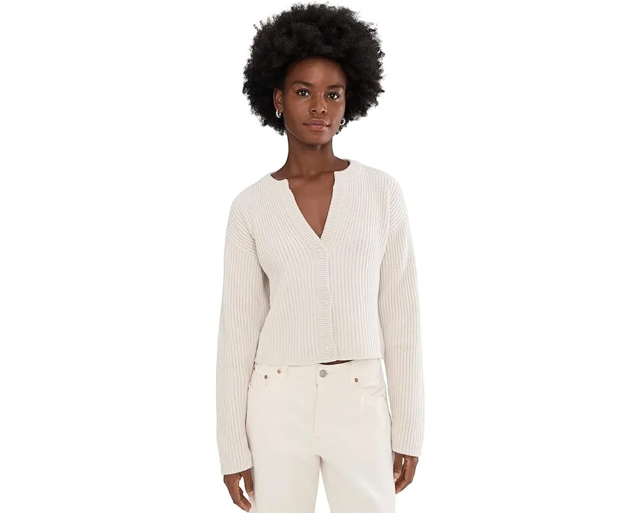 Кардиган Alexandra Cardigan из хлопка и акрила с V-образным вырезом