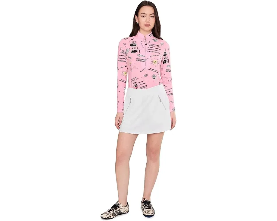 Лонгслив Jamie Sadock Sunsense с принтом Golfstar и застежкой на четверть