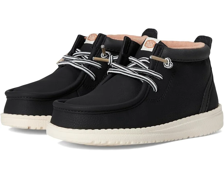 Детские ботинки Hey Dude Kids Wally Mid Classic с подкладкой из полиэстера