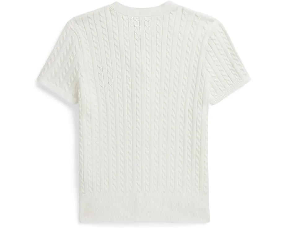 Кардиган с V-образным вырезом и жаккардом с медвежонком Polo Ralph Lauren Kids для детей постарше