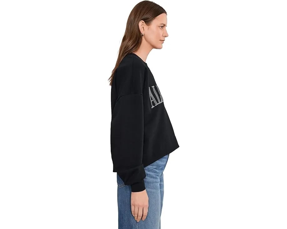 Худи Dash Lila Sweat от AllSaints вымытый черный цвет