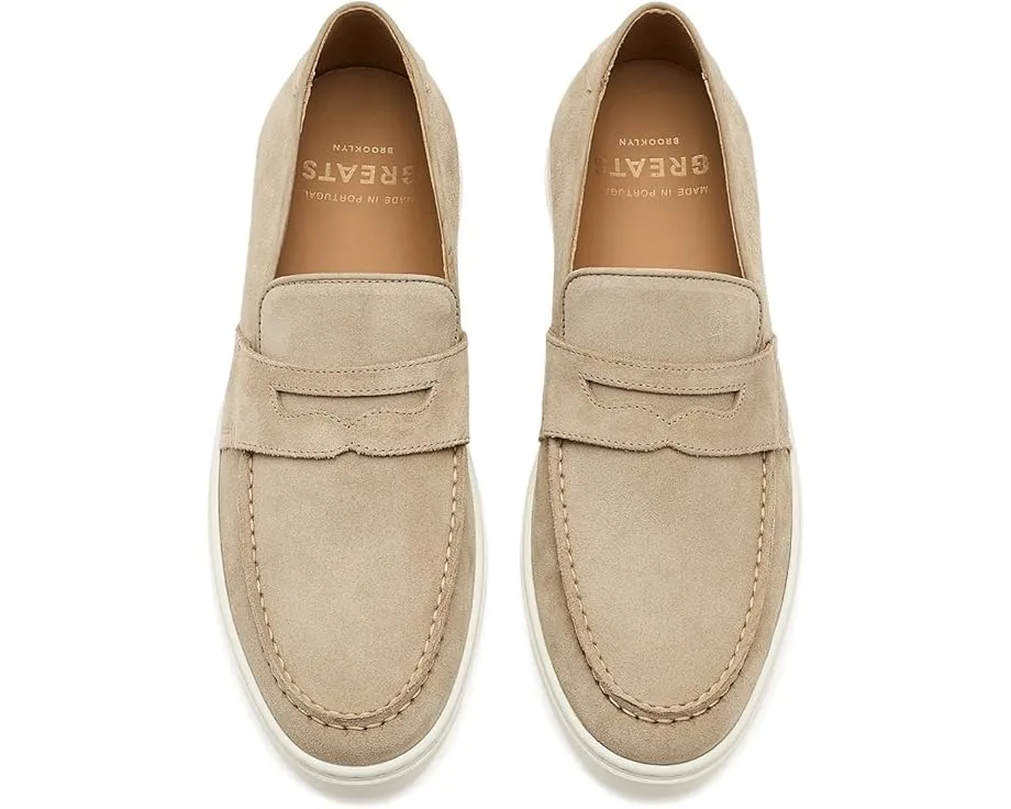 GREATS лоферы Paros Penny из замши