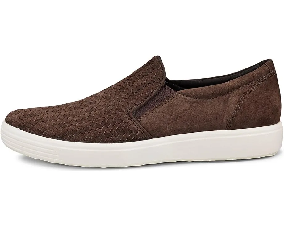 ECCO кеды Soft 7 Woven Slip-On с плетеным верхом